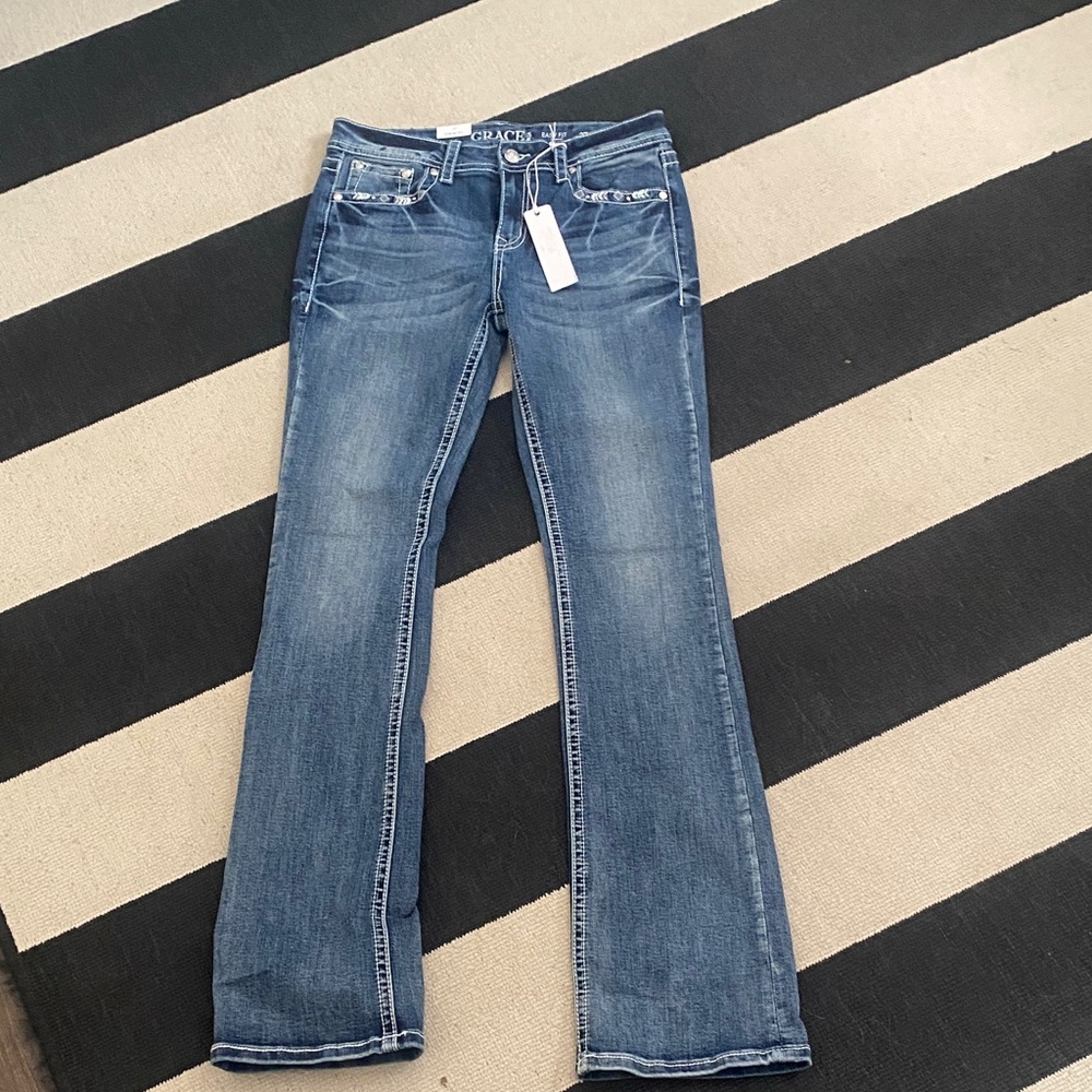 Grace in LA Women's Denim Boot Cut Jeans